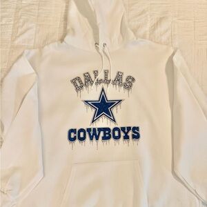 Dallas Cowboys White Hoodie
